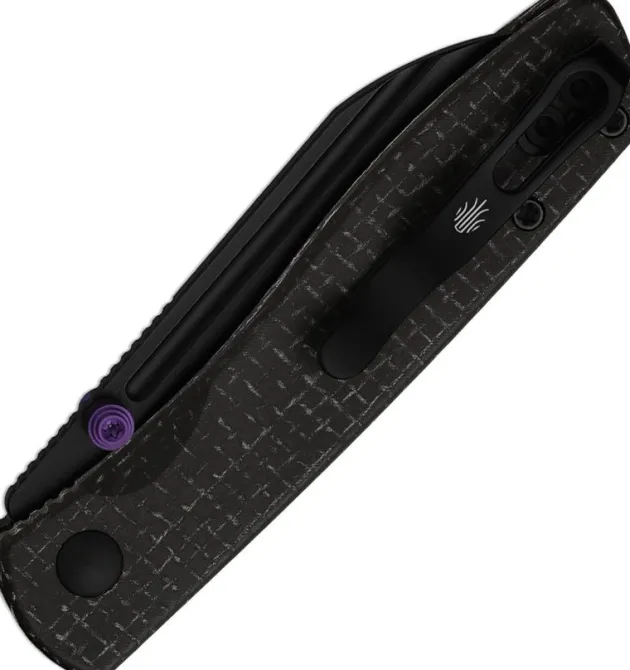 V3698A1 - Kizer Renaissance Black PVD N690 Micarta