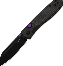 V3698A1 - Kizer Renaissance Black PVD N690 Micarta