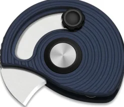 V2757A2 - Kizer Snail Trail Satin AEB-L Blue Aluminium