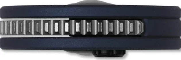 V2757A2 - Kizer Snail Trail Satin AEB-L Blue Aluminium