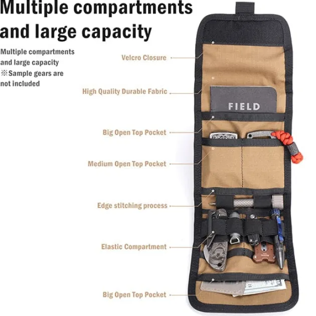 VE12BCAM - VIPERADE Pochette de rangement pour outils EDC VE12 Black Camo