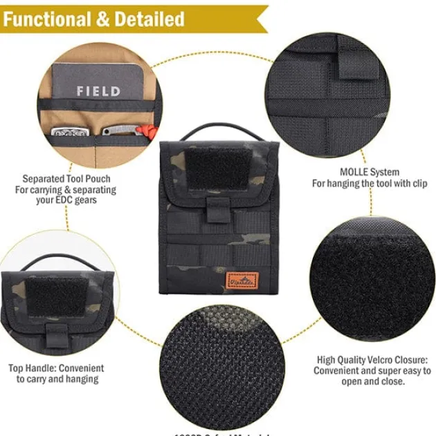 VE12BCAM - VIPERADE Pochette de rangement pour outils EDC VE12 Black Camo