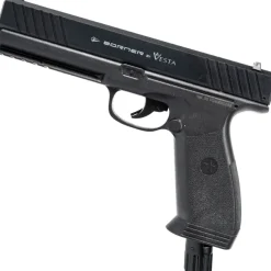 VES001 - Pack Prêt à Tirer Vesta Defense PISTOLET PDW50 C50 + 100 Munitions RazorGun Iron Balls + 5 cartouches Co2 12g