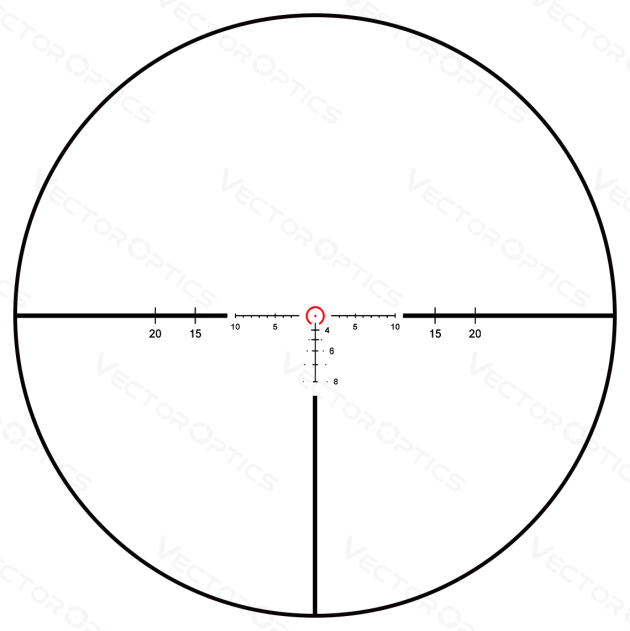 VE00069 - VECTOR OPTIC CONTINENTAL 1-6X24 SFP RET TACTICAL BDC