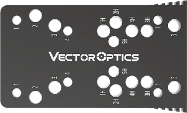 VE00237 - VECTOR OPTICS PLATINE POUR POINT ROUGE CZ SHADOW