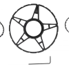 VE00029- Vector Optics Roue de Commande diam.36mn