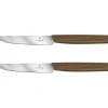 VIC 6.9000.12G VICTORINOX SET 2 COUTEAUX STEAK SWISS MODERN 12CM NOYER