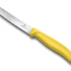 VIC 6.7836.L118 VICTORINOX COUTEAU TABLE /TOMATE SWISSCLASSIC 11CM JAUNE