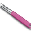 VIC7.6077.5 VICTORINOX EPLUCHEUR 2 FENTES ROSE A DENTS