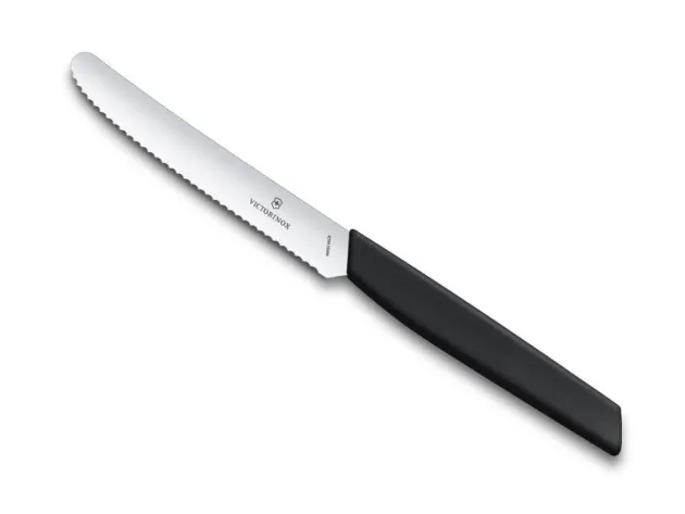 VIC6.9003.11W COUTEAU TABLE VICTORINOX SWISS MODERN 11CM NOIR
