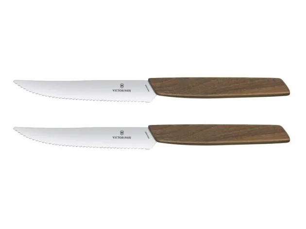 VIC 6.9000.12WG VICTORINOX SET 2 CTX STEAK DENTS SWISS MODERN 12CM NOYER