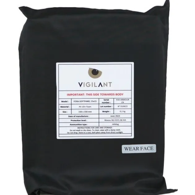 VIG.SOFTPANEL15X20 - VIGILANT Insert balistique souple 15x20 NIJ IIIA