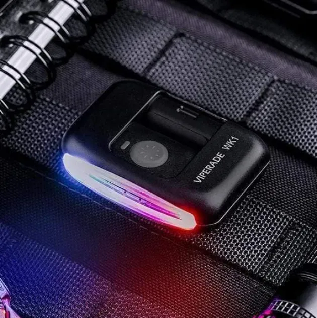 VIPWK1 - VIPERADE WK1 170lm Lampe de Signalisation à Clip USB-C rouge/bleu/cool white