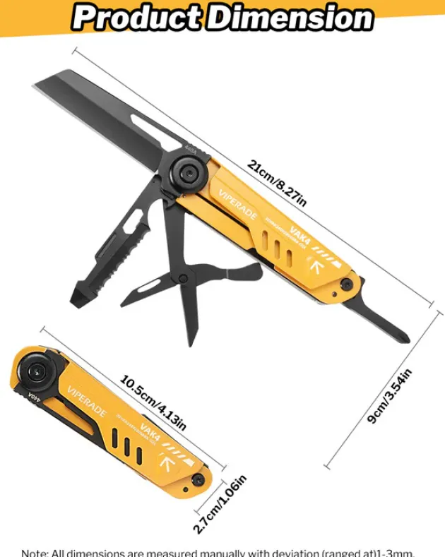 VPVAK4BK - VIPERADE VAK4 Multi Function Knife
