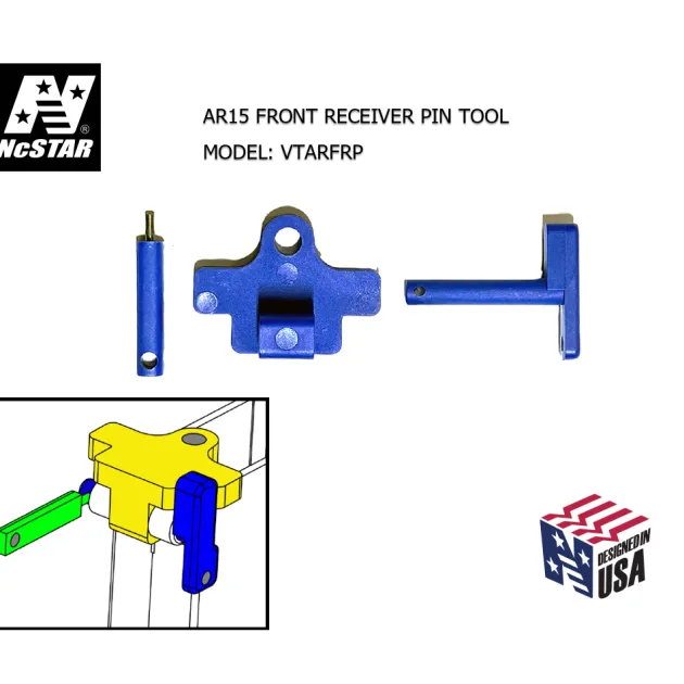 VTARFRP - NcSTAR AR15 Front Receiver Pin Tools