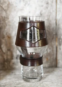 WBGHBR - LARP Wacken Brauerei Support pour verre à bière, cuir