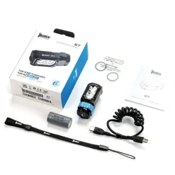 WBNE7K - WUBEN E7 Mini-Lampe Rechargeable1800Lm KHAKI