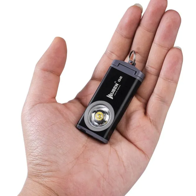 WBNG2B - WUBEN G2 Lampe Porte-Clé 500Lm NOIR