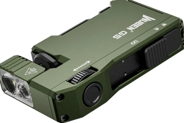WBNG5G - WUBEN G5 Lampe EDC Modulaire 400lm Rechargeable USB-C VERT ARMEE