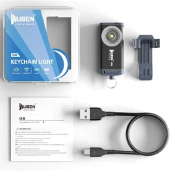 WBNG2G - WUBEN G2 Lampe Porte-Clé 500Lm VERT