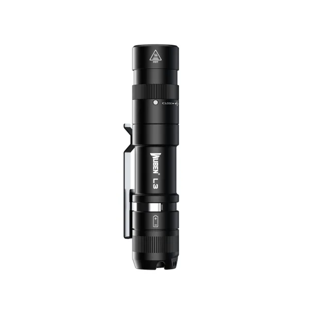 WBNL3B - WUBEN L3 Torche à Rechargement Rapide 18W USB-C 3000lm 21700 4800mAh