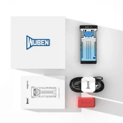 WBNX2BG - WUBEN X2 Torche EDC 2500lm 2000mAh USB-C Blue Geometric