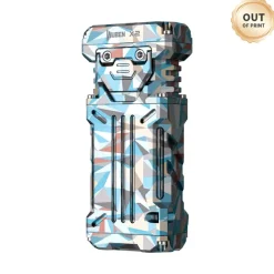 WBNX2BG - WUBEN X2 Torche EDC 2500lm 2000mAh USB-C Blue Geometric