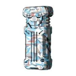 WBNX2BG - WUBEN X2 Torche EDC 2500lm 2000mAh USB-C Blue Geometric