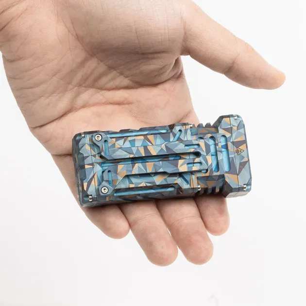 WBNX2BG - WUBEN X2 Torche EDC 2500lm 2000mAh USB-C Blue Geometric