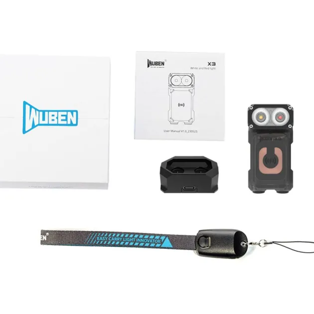 WBNX3BK - WUBEN X3 Owl Lampe Torche Rotative