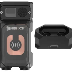 WBNX3BK - WUBEN X3 Owl Lampe Torche Rotative