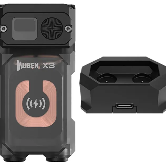 WBNX3BK - WUBEN X3 Owl Lampe Torche Rotative