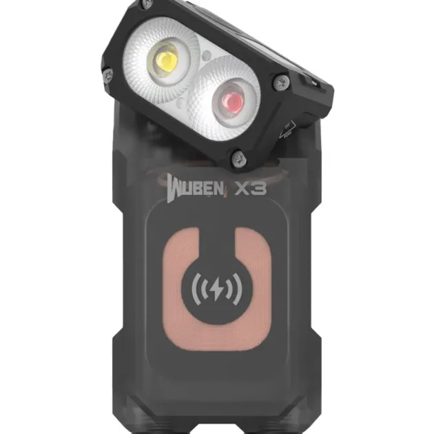 WBNX3BK - WUBEN X3 Owl Lampe Torche Rotative