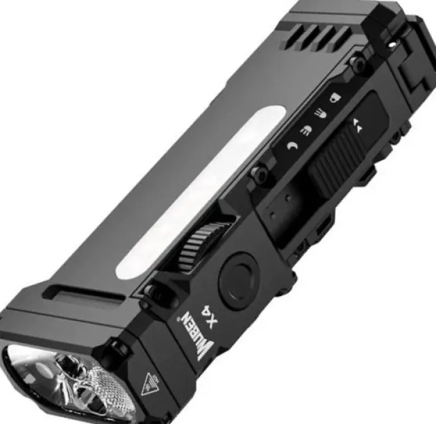 WBNX4B - WUBEN X4 Torche Compacte Multifonctions 1500lm 18650 NOIR
