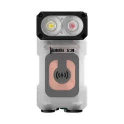 WBNX3W - WUBEN X3 Owl Lampe Torche Rotative BLANC
