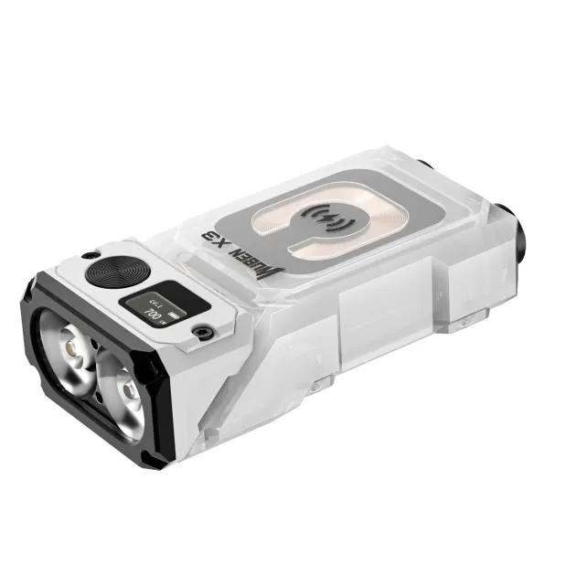 WBNX3W - WUBEN X3 Owl Lampe Torche Rotative BLANC