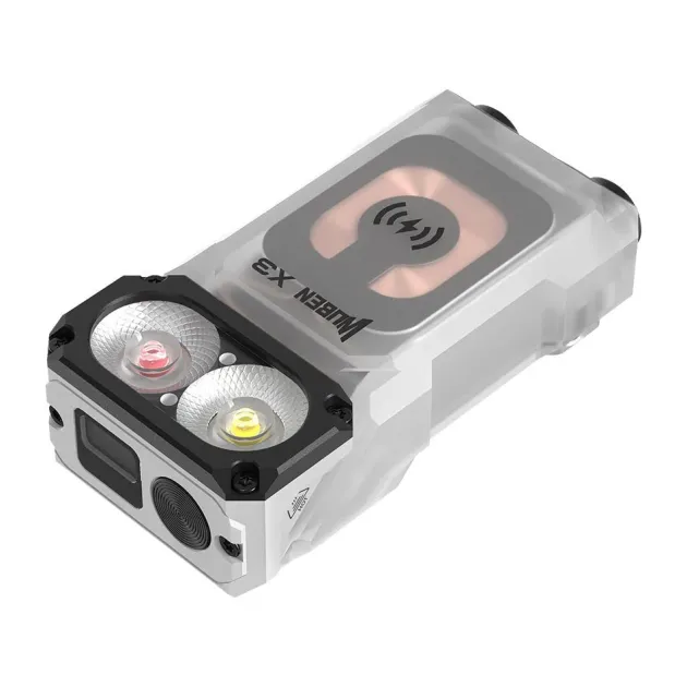 WBNX3W - WUBEN X3 Owl Lampe Torche Rotative BLANC