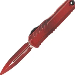1242-1WCM - Microtech Cypher II D/E Weathered Crimson