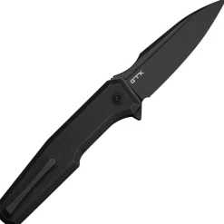 WE25059-1 - We Knife Dressytak Blackwash M390 Black Titanium GTK Design