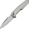 WE25059-2 - We Knife Dressytak Satin M390 Gray Titanium GTK Design