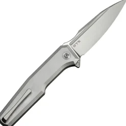 WE25059-2 - We Knife Dressytak Satin M390 Gray Titanium GTK Design