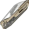 WE250174 - We Knife Inceptus Satin M390 Champagne Titanium