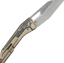WE250174 - We Knife Inceptus Satin M390 Champagne Titanium
