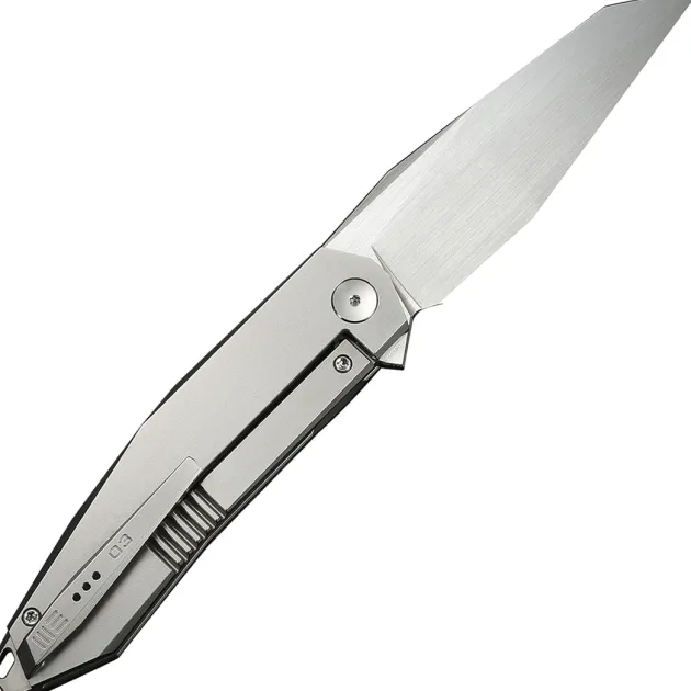 WE23090-2 - We Knife Tally Flipper bead blasted Titanium hand rubbed satin M390