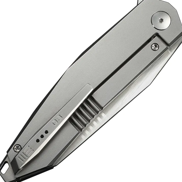 WE23090-2 - We Knife Tally Flipper bead blasted Titanium hand rubbed satin M390