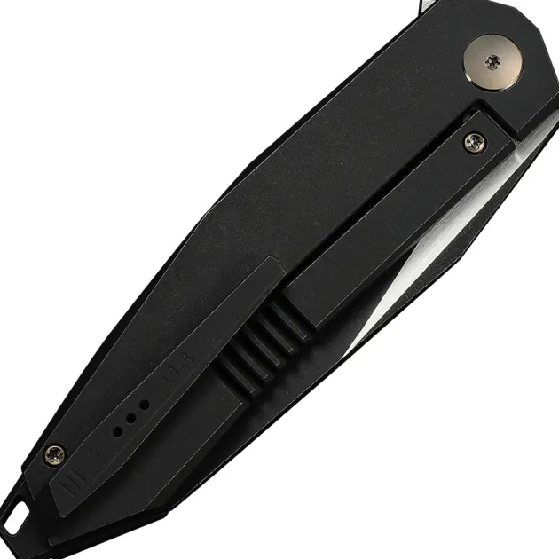 WE23090-1 - We Knife Tally Flipper Black Titanium Black stonewash satin M390