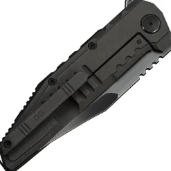 WE25079-2 - We Knife Temper Limited Charcoal titanium Gray polished M390