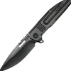 WE23059-1 - We Knife Tracks Flipper Polished Gray Titanium Polished Gray M390