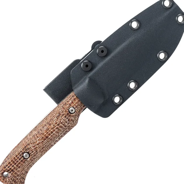 White River Hunter Natural Burlap Micarta S35VN