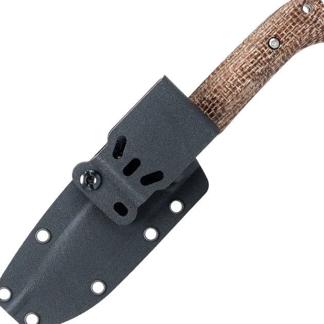 White River Hunter Natural Burlap Micarta S35VN